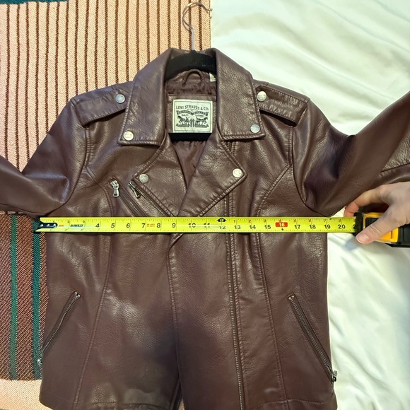 Levi's Brown Leather Jacket - Picture 7 of 8